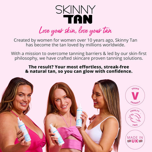 Skinny Tan Coconut Water Tanning Mist - Refreshing, Fast Absorbing, Medium, 5 oz