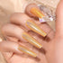 RARJSM Holographic Nail Polish - Shimmer Gold Gel Polish, Unicorn Effect Nail Art Colors, 7.5ML Curing Required
