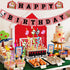 24pcs Farm Animals Party Favor Straws, Reusable Drink Birthday Party Straws, Chicken Sheep Horse Cow Pig Farm Party