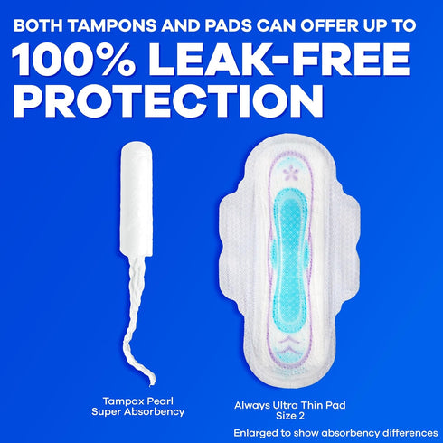 Multipack, 102 Count (3 Packs 34) Tampax Pearl Tampons for Women with LeakGuard Braid, Super/Super Plus/Ultra