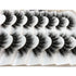 Pooplunch 7 Pairs Pack False Eyelashes Faux Mink Cat-Eye Look 18MM Wispy Long 8D Volume Fake Eyelash Strips