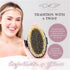 Seraphic Skincare Dry Brush Body Exfoliator for Smooth Glowing Skin, Promotes Blood Circulation, Exfoliating Body Brush