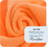 Hearth & Harbor Microfiber Cleaning Cloth, 12 Pack Washcloths, Orange Reusable Microfiber Towels for Cars