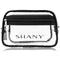 SHANY Clear Makeup Toiletry Pouch with Zippered Compartment – Water-Resistant Travel Organizer Bag