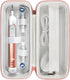 Toothbrush Travel Case for Oral-B Pro 1000, 2000, 3000, 3500, 1500, Philips Sonicare with Mesh Pocket for Accessories -