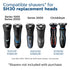 Philips Norelco SH30/52 Shaving Heads - Compatible with Series 1000, 3000, 5000, 3 Pieces