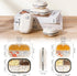 Zannaki Pill Case Portable Small Weekly Travel Pill Organizer, Cute Moisture Proof Pill Box Holder for Purse, Daily