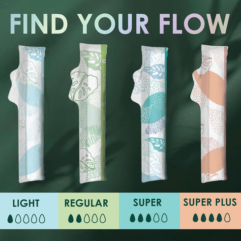 Multipack, 36 Count L. Tampons, Made with Organic Cotton, Super/Super Plus Absorbency, Made Without Synthetic