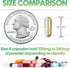 XPRS Nutra Size 4 Empty Capsules - 100 Count Small Clear Gelatin Capsules for DIY Capsule Filling