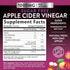 Nature's Nutrition Apple Vinegar Gummy for Weight Loss 1000mg - Vegan Apple Cider Vinegar Gummies for Detox & Cleanse, ACV Supplement Pills, Vitamin B12, Beetroot & Pomegranate, Non-GMO - 60 Gummies