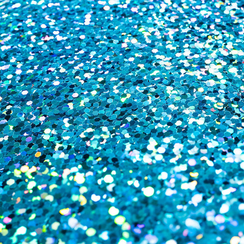 Hemway Premium Ultra Sparkle Glitter - Multi Purpose Metallic Flake for Arts Crafts - Ocean Blue Holographic - 100g