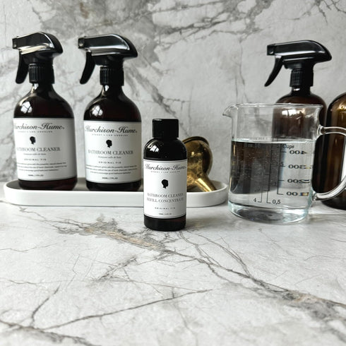 Murchison-Hume Plant-Based Multi-Surface Bathroom Cleaner, Travel-Friendly, Original Fig, 3.4oz Refill Concentrate
