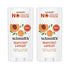 Schmidt's Aluminum-Free Vegan Deodorant Grapefruit & Apricot, 2 Count, Natural Ingredients, 2.65 oz
