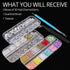 Mixed 3D Nail Art Gem Decoration Accessories Kit #1, Aurora Bear Bow Butterfly Starry AB Rhinestone Charm Jewelry