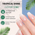 Tropical Shine Colossal 4-Way Blue-Pink Buffer - Professional Nail File & Buffer for Shaping and Polishing Nails