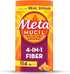 Metamucil 4-in-1 Fiber Supplement for Digestive Health, Orange Flavored Psyllium Husk Fiber Powder