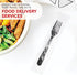 Party Essentials Individually Wrapped Black Plastic Utensil Sets, Heavy Duty Flatware Packs, 100 Sets