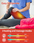 Hip Heating Pad, Electric Heated Hip Massager with Vibration, Thigh/Buttock Electric Heat Pad for Sciatica Nerve Relief