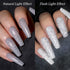 UR SUGAR Reflective Glitter Gel Nail Polish, Silver Sparkly Shimmery Gel Polish for Nail Art Manicure DIY