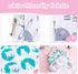 TIESOME 3-Pack Sanitary Napkin Storage Pouch, Cotton Menstrual Cup Holder, Portable Period Kit Bag for Women & Teen