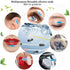 Strogem Reusable Cotton Swabs with Mirror - Makeup Application and Cleaning, Portable Washable Silicone Q-Tip (Blue)