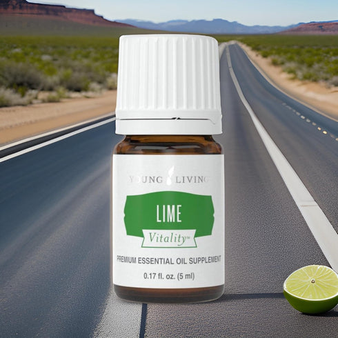 Young Living Lime Vitality Essential Oil 5ml - Food-Grade for Culinary Creations and Flavoring Dishes