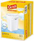 Glad 8 Gallon Medium Kitchen Drawstring Trash Bags, 80 Count White Mini Trash Bags, Fresh Clean Scent