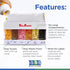 VitaVault Pill Organizer with Six Compartments - Medication & Supplement Storage