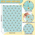 Whaline 100 Sheet Bee Tissue Paper Mint Green Honeybee Pattern Gift Wrapping Paper 13.8 x 19.7 Inch Summer Bumble Bee Daisy Decorative Tissue Paper for Birthday Baby Shower Party Craft Packing