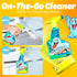 PeerBasics Gunk Getter - Spray Bottle with Microfiber Cap - All Purpose Cleaner 16oz - Lemon (2 Pack)