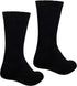 NuVein Loose Knit Diabetic Socks - Black, Large