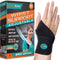 ComfyBrace Premium Lined Wrist Wrap, Carpal Tunnel Wrist Brace, Adjustable, Fits Both Hands, One Size
