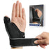 AGPTEK Trigger Thumb Splint for Right & Left Hand, Breathable Support Brace with Metal Splint for Pain Relief