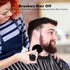 Professional Hair Cutting Cape with Neck Duster Brush, Large Size Salon Cape for Men, Women, Kids (Black Stripes)