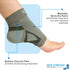 Brownmed Nice Stretch Plantar Fasciitis Sleeve, Compression Foot Sleeve for Arch & Heel Support, Small/Medium