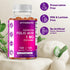 Vitamatic Folic Acid Gummies 1000 mcg - 120 Vegan Gummies - Essential Prenatal Vitamins for Mom & Baby