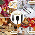 150 Pack Black Plastic Silverware Set, 50 Forks, 50 Knives, 50 Spoons for Graduation Party, Wedding, Birthday