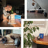 Orbby Scent Diffuser Starter Kit | Small Portable Desk Diffuser for Office: Electric Incense Burner, Rechargeable