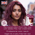 Smart Beauty Plum Hair Dye - Permanent Cream Form with Plex Anti-breakage Technology for Light to Mid-dark Brown Hair