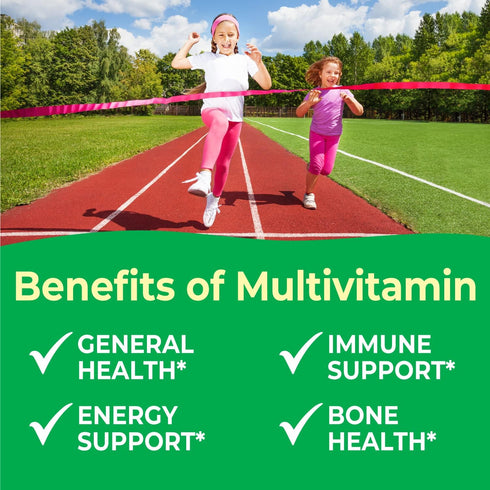 Kids Multivitamin with Iron & Minerals Chewable Tablets, 120 Chewables - Vegetarian, Mixed Fruit Flavor