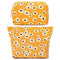 2 Pieces Little Flower Makeup Bag, Large Capacity Canvas Travel Toiletry Organizer for Women