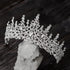SWEETV Crystal Wedding Tiara for Women, Rhinestone Crown Headband, Royal Princess Hair Accessories for Prom Birthday