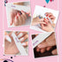 Professional Nail Files - Emery Board Nail File for Natural Nails 100/180/240 Grit, 12pcs Fine Grit Manicure Tools