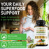 Turmeric Moringa Organic Turmeric Curcumin and Moringa Powder, 120 Veggie Capsules