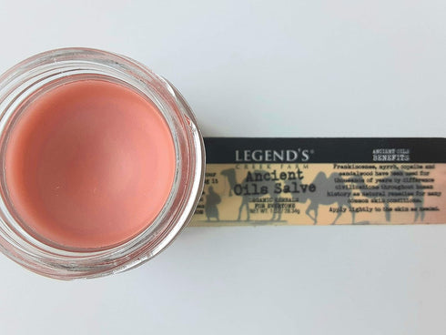 Legend's Creek Farm Herbal Salve - Healing Ointment with Frankincense, Myrrh, Copaiba for Skin Irritations & Body Aches