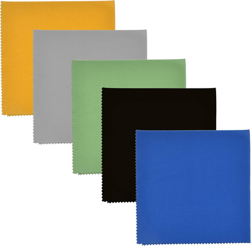 Kare & Kind 5X Microfiber Cleaning Cloths - 12 x 12 inches for Cleaning Glasses, Eyeglasses, Camera Lens, Laptop, TV
