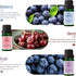 Summer 12 Midsummer Sets Fragrance Oils, MitFlor Bottles Premium Scented Oils for Diffuser, Fruits, Soap, Candle