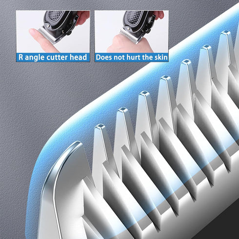KEMEI Hair Clippers for Men, Professional Cordless & Corded Barber Clippers for Hair Cutting & Grooming, KM-1071