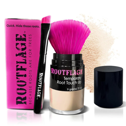 Instant Blonde Root Touch Up Hair Powder - Temporary Color, Thinning Hair Concealer, .31 oz (03 COOL BLONDE)
