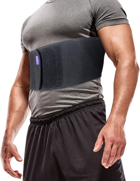 Everyday Medical Broken Rib Brace for Men and Women, Bamboo Charcoal Compression Support for Healing Ribs
